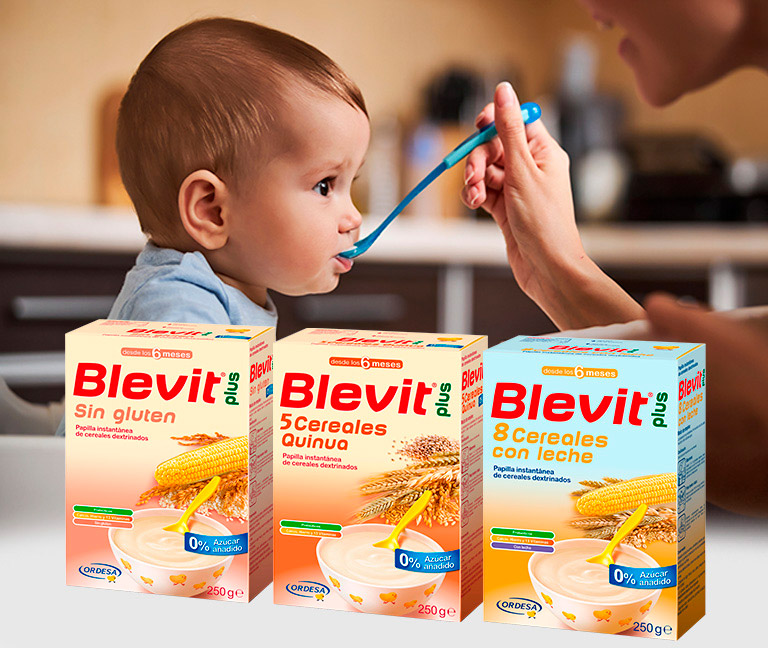 Blevit plus, cereales que favorecen el crecimiento de tu bebé