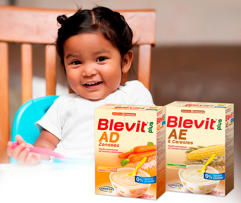 Blevit plus, cereales que favorecen el crecimiento de tu bebé