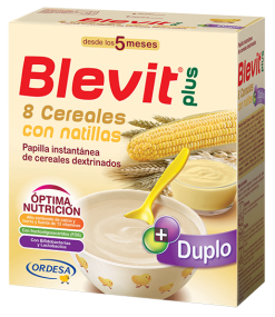 Product Blevit plus Duplo 8 Cereales con natillas