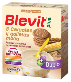 Product Blevit plus Duplo 8 Cereales y galletas maría