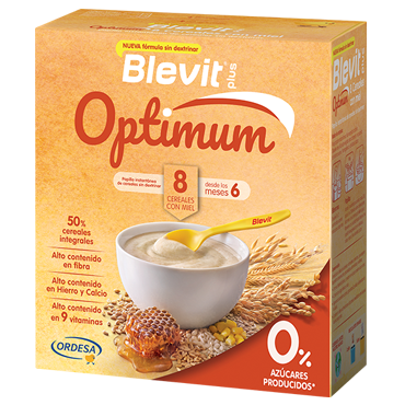 Product Blevit plus Optimum 8 Cereales con Miel