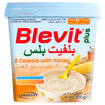 Product Blevit plus 8 Cereals with Honey