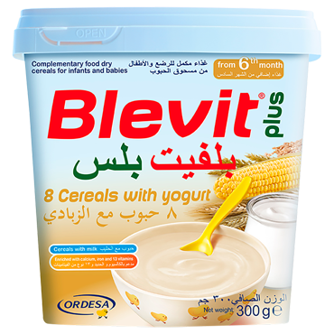 Blevit plus 8 Cereals with Yogurt