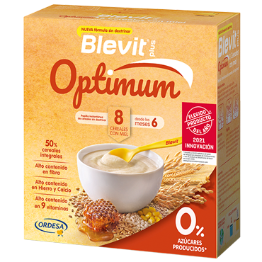 Product Blevit plus Optimum 8 Cereales con Miel