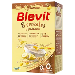 Blevit® Optimum 8 cereales y plátano 