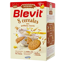 Blevit® SUPERFIBRA 8 cereales con galletas maría 