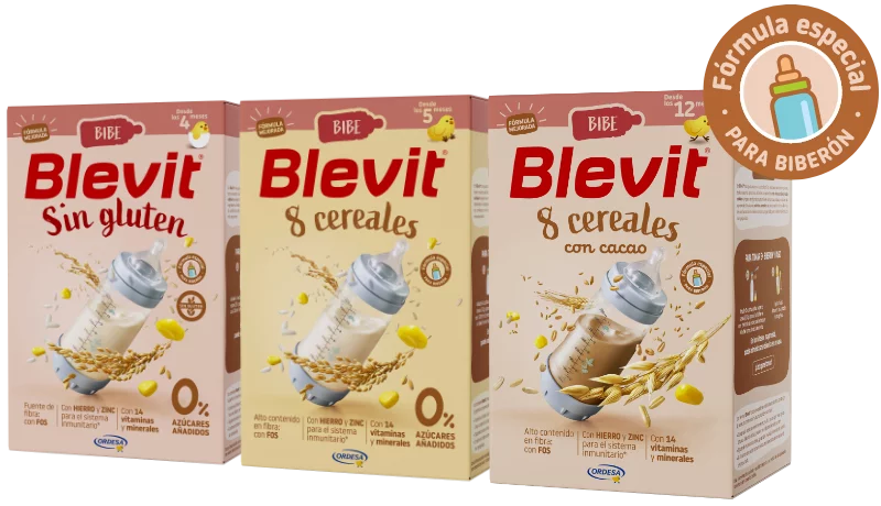 Blevit BIBE, la nueva gama de cereales especiales para el biberón